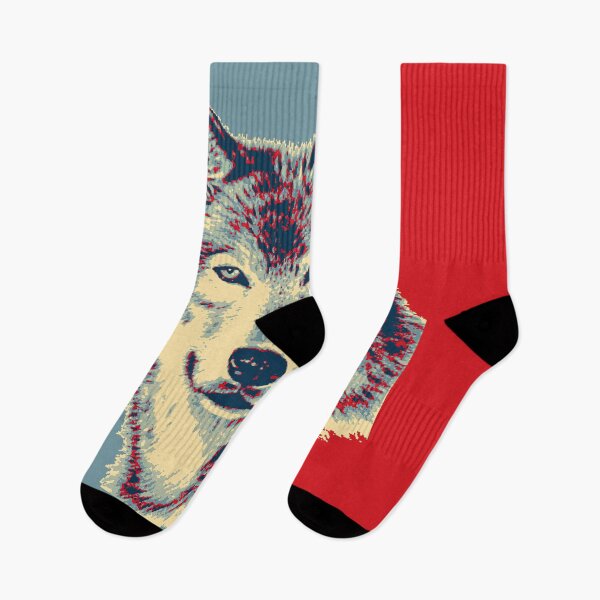 Item preview, Leader of the Pack:Wolf Vintage Hope Poster Style- Wolf/ Wolves designed and sold by MAEffects.