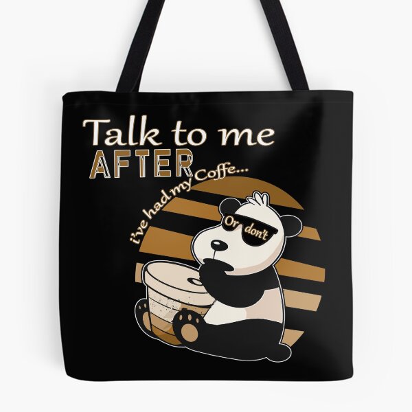 Item preview, Coffee Panda Saying For Morning People designed and sold by Merchandiser099.