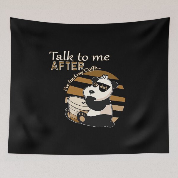 Item preview, Coffee Panda Saying For Morning People designed and sold by Merchandiser099.