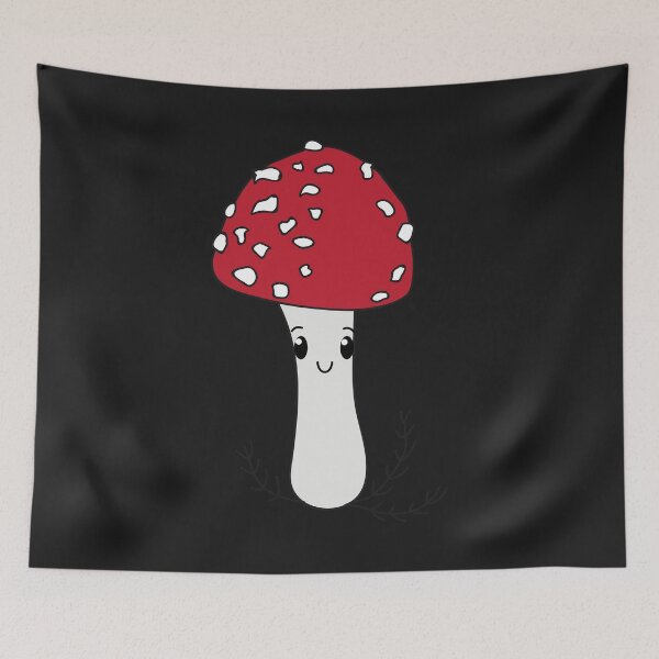 Item preview, Happy Kawaii Mushroom designed and sold by ProtonProject.