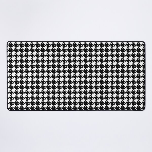 Item preview, Houndstooth abstract geometric pattern, black broken checks  designed and sold by iclipart.