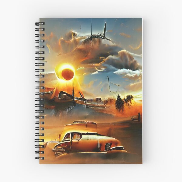 Item preview, AI Generated Art, Vintage Sunset Airbrush Art designed and sold by ACC .
