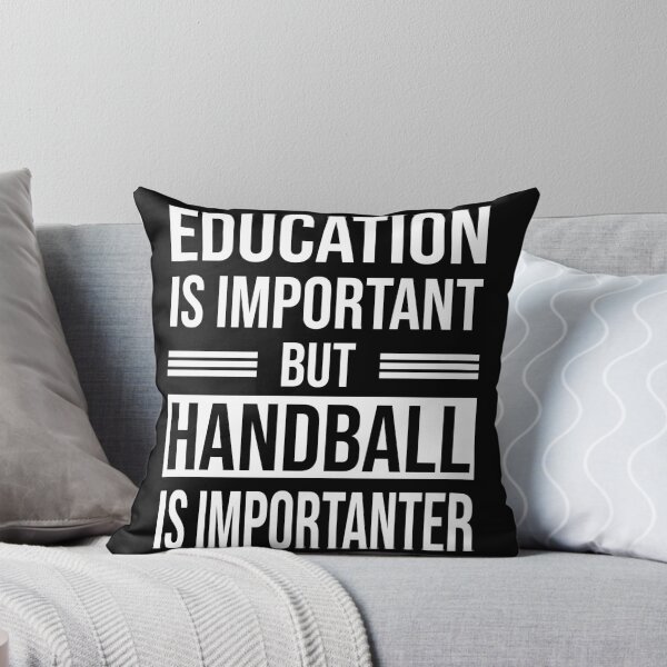 Item preview, Education Is Important But HANDBALL Is Importanter - Funny HANDBALL designed and sold by YukiShop.