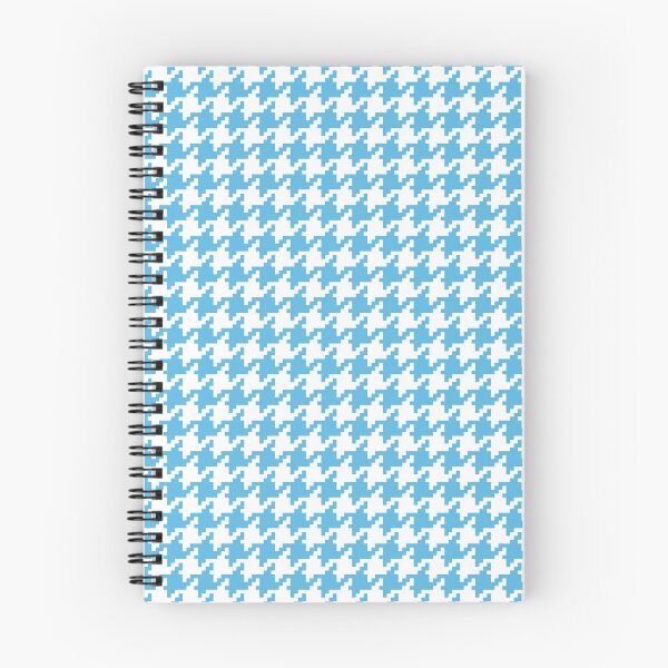 Item preview, Houndstooth abstract geometric pattern, blue broken checks  designed and sold by iclipart.