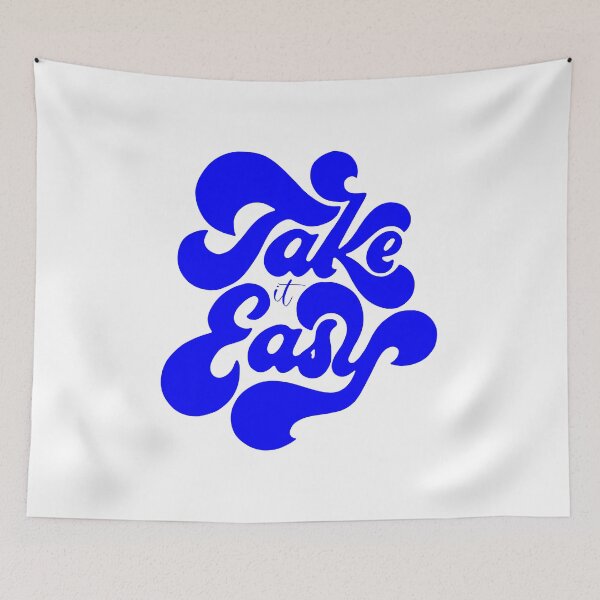 Item preview, take it easy, motivational statement quote designed and sold by TrueType.