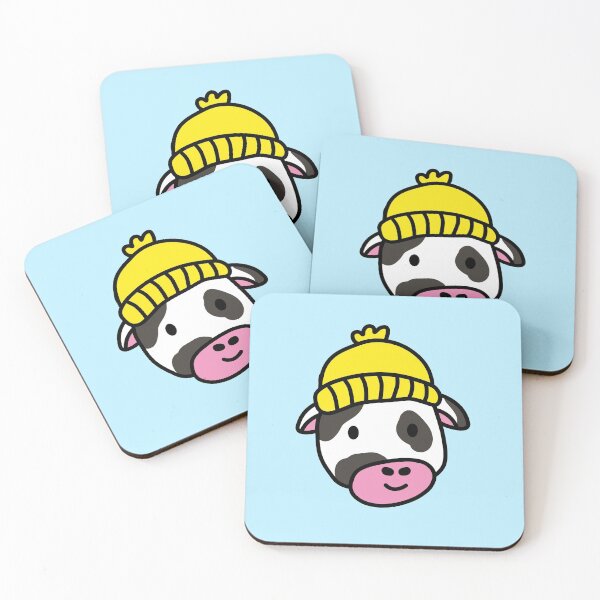 Item preview, Linda vaca lechera de dibujos animados con un sombrero de lana designed and sold by Captain-Jackson.