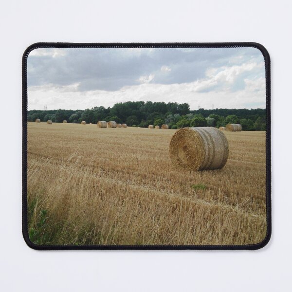 Item preview, Hay bale in a field in France designed and sold by wineandwords.