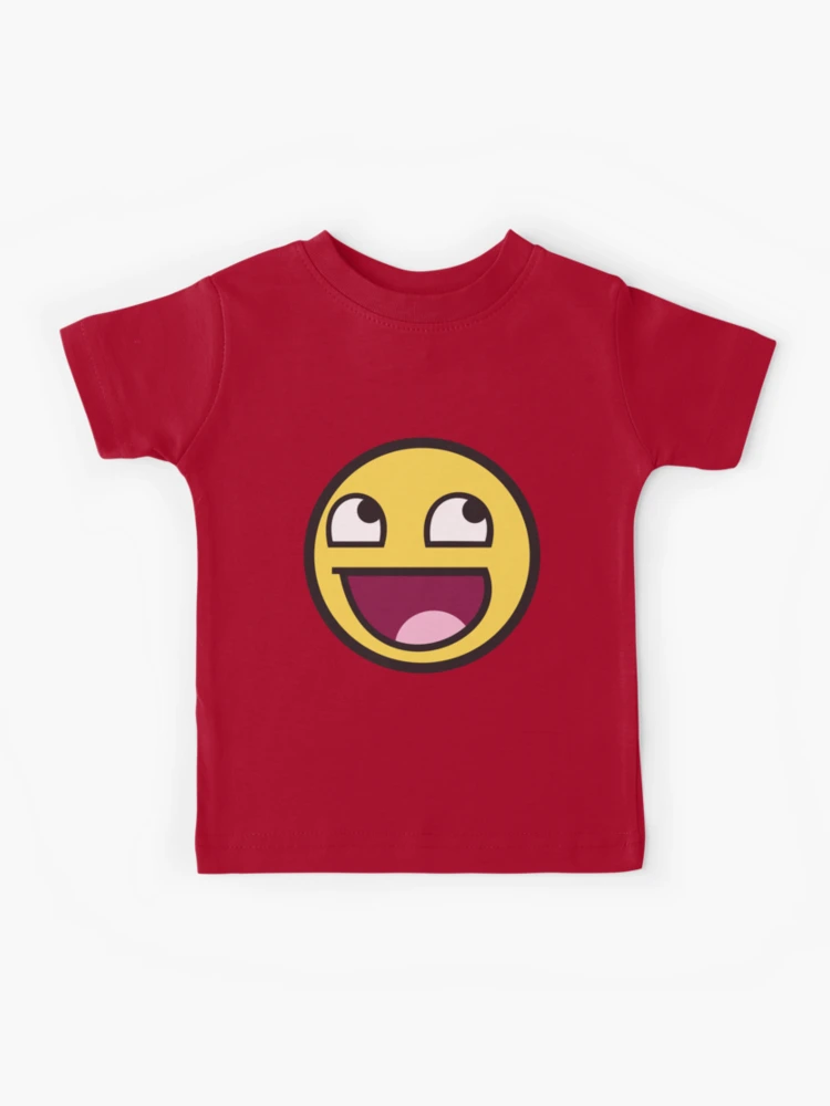 Awesome Face Funny Meme Smiley Emoticon | Kids T-Shirt