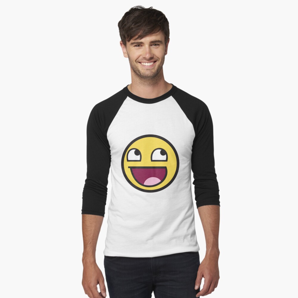 Epic Face Shirt - Roblox White Long Sleeve Shirt Emoji,Epic Face Emoji -  free transparent emoji 