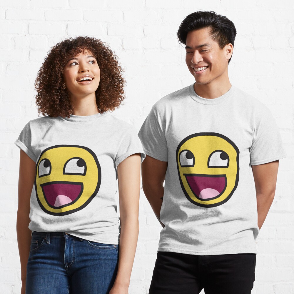 Awesome Face Funny Meme Smiley Emoticon | Kids T-Shirt