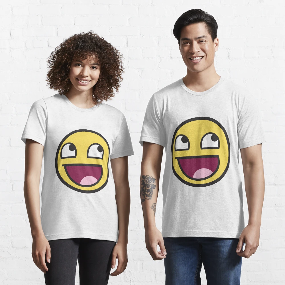 Awesome Face Funny Meme Smiley Emoticon | Kids T-Shirt