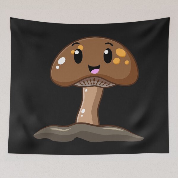 Item preview, Happy Kawaii Boletus Mushroom designed and sold by ProtonProject.