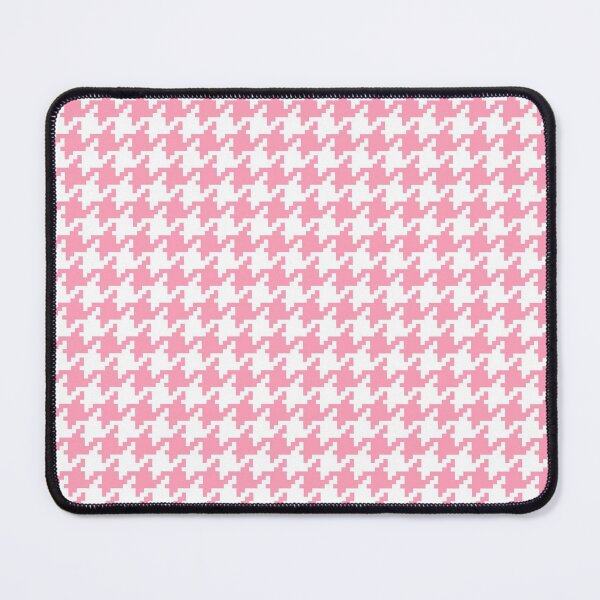 Item preview, Houndstooth abstract geometric pattern, pink broken checks designed and sold by iclipart.