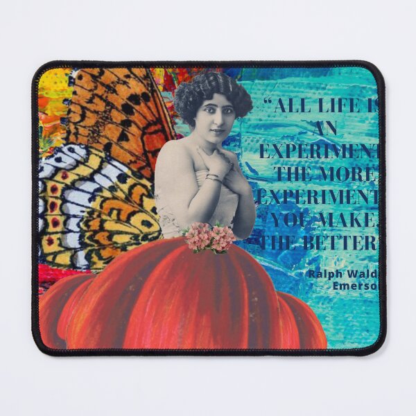 Item preview, Life is and Experiment - Ralph Waldo Emerson quote designed and sold by ZvekiVintage.