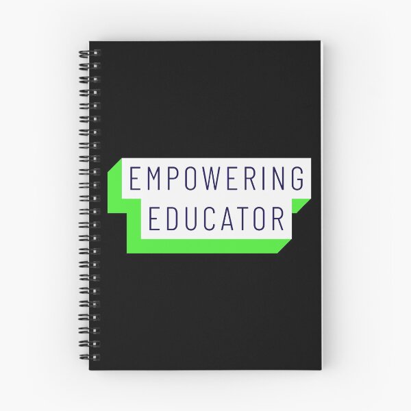 Item preview, Empowering Educator Lime Green Black Mininalist Teacher Museum Education designed and sold by InterpreTees.
