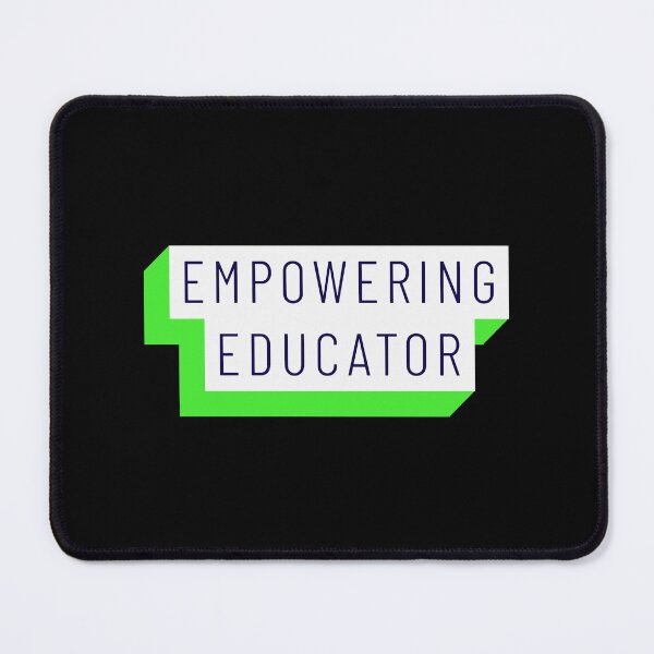 Item preview, Empowering Educator Lime Green Black Mininalist Teacher Museum Education designed and sold by InterpreTees.