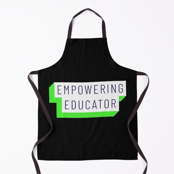 Item preview, Empowering Educator Lime Green Black Mininalist Teacher Museum Education designed and sold by InterpreTees.