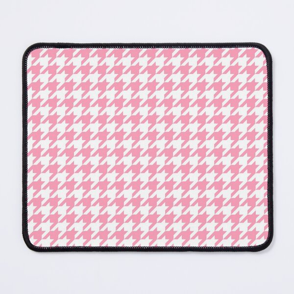Item preview, Houndstooth abstract geometric pattern, pink broken checks designed and sold by iclipart.