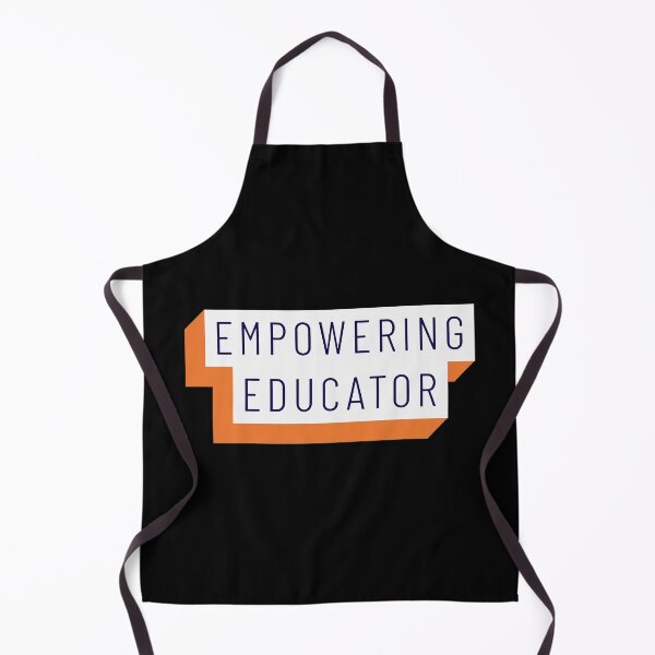 Item preview, Empowering Educator Orange White Black Mininalist Teacher Museum Education designed and sold by InterpreTees.