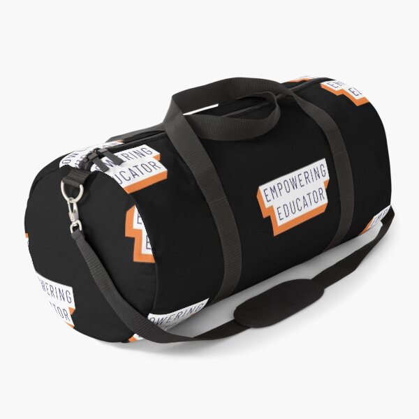 Item preview, Empowering Educator Orange White Black Mininalist Teacher Museum Education designed and sold by InterpreTees.