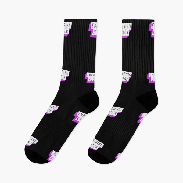 Item preview, Empowering Educator Pink Fuschia Purple Black Mininalist Teacher Museum Education designed and sold by InterpreTees.