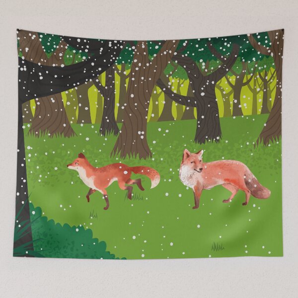 Item preview, WINTERMOOD FOX designed and sold by PotluckPrints.