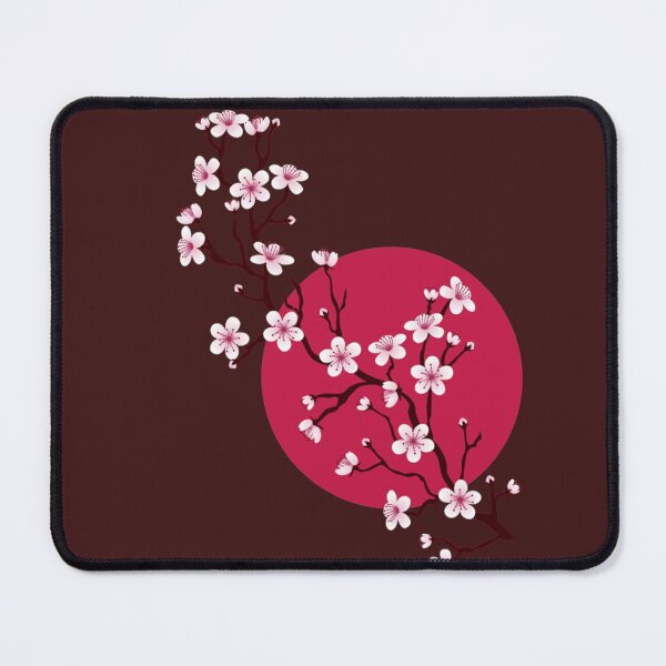 Item preview, Sakura Blossom Flowers Against the Background of the Red Sun designed and sold by BerryCats.