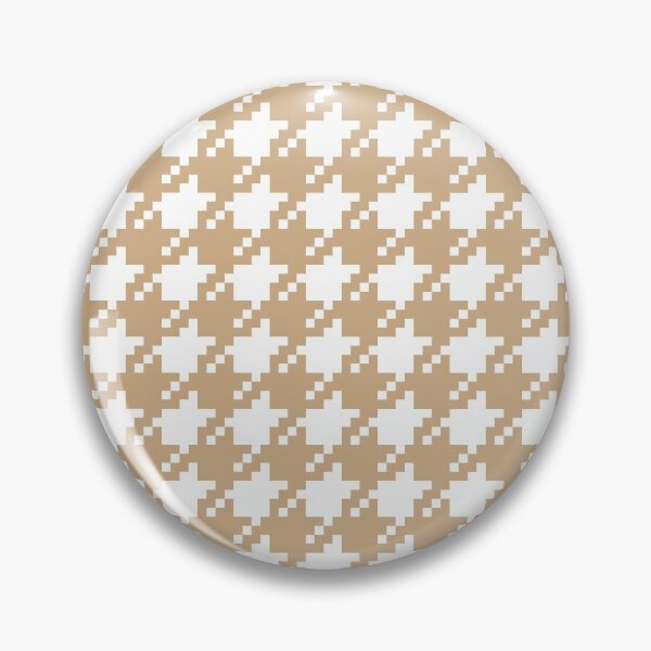 Item preview, Houndstooth abstract geometric pattern, beige broken checks  designed and sold by iclipart.