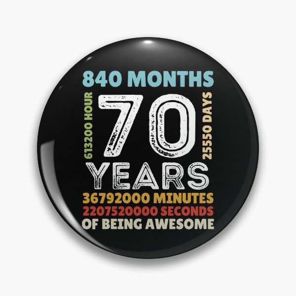 Item preview, 70 Year Old Vintage 70th Birthday Funny Gift designed and sold by RE PIXEL.