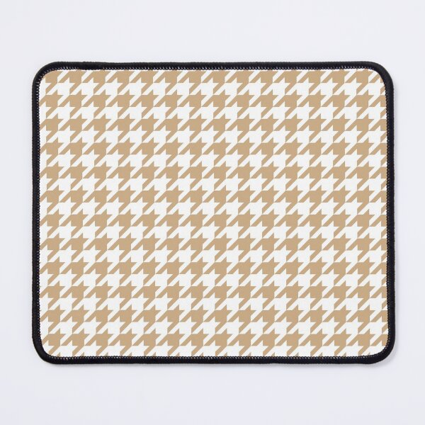 Item preview, Houndstooth abstract geometric pattern, beige broken checks designed and sold by iclipart.