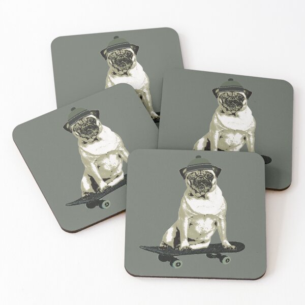 Item preview, Perro patinador VIDA PUG designed and sold by artenvironments.