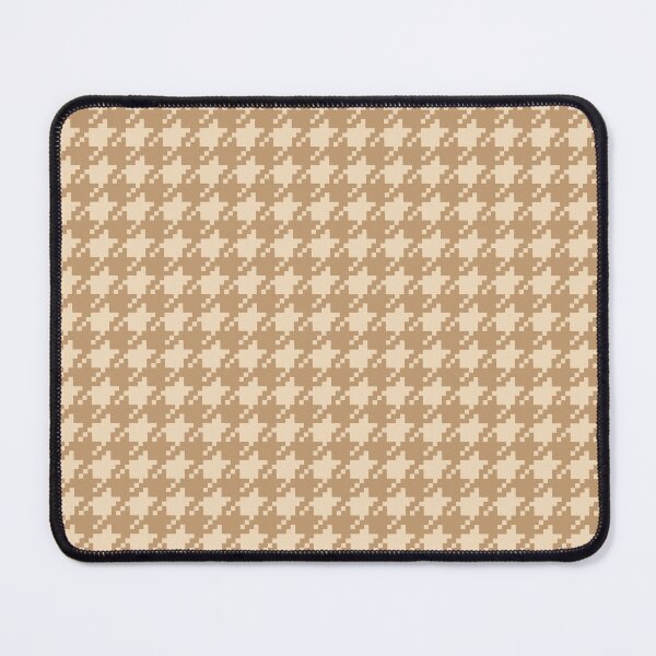 Item preview, Houndstooth abstract geometric pattern, beige broken checks designed and sold by iclipart.