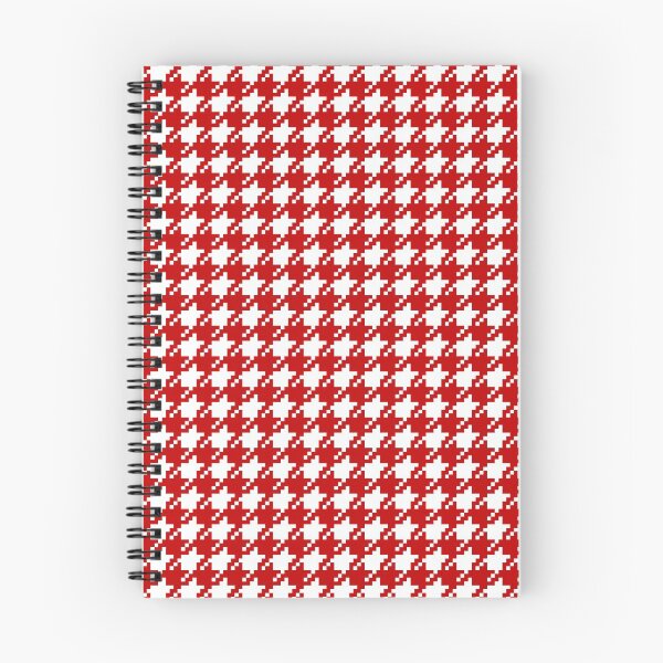 Item preview, Houndstooth abstract geometric pattern, red broken checks  designed and sold by iclipart.