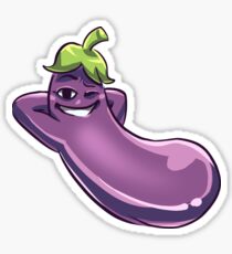 Cool Aubergine #digistickie Sticker