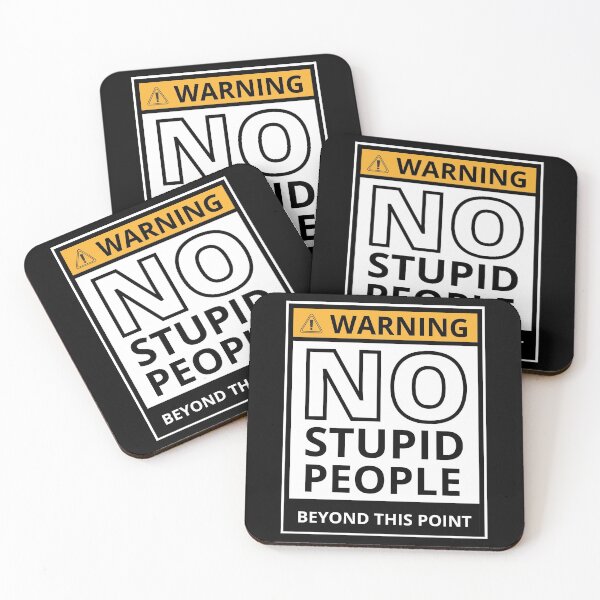 Item preview, No Stupid People Beyond This Point  3 designed and sold by KingsManKind.