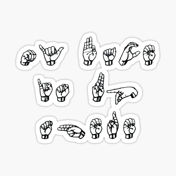 my-face-is-up-there-sign-language-sticker-for-sale-by