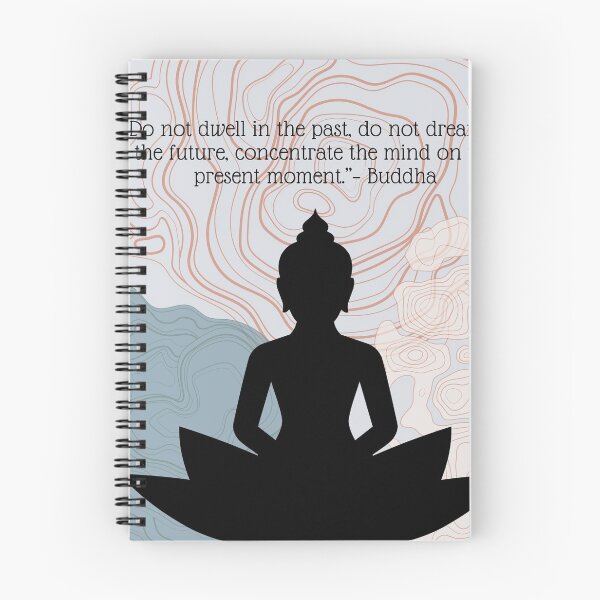 Item preview, Concentrate the mind on the present moment. – Buddha quote designed and sold by ZvekiVintage.