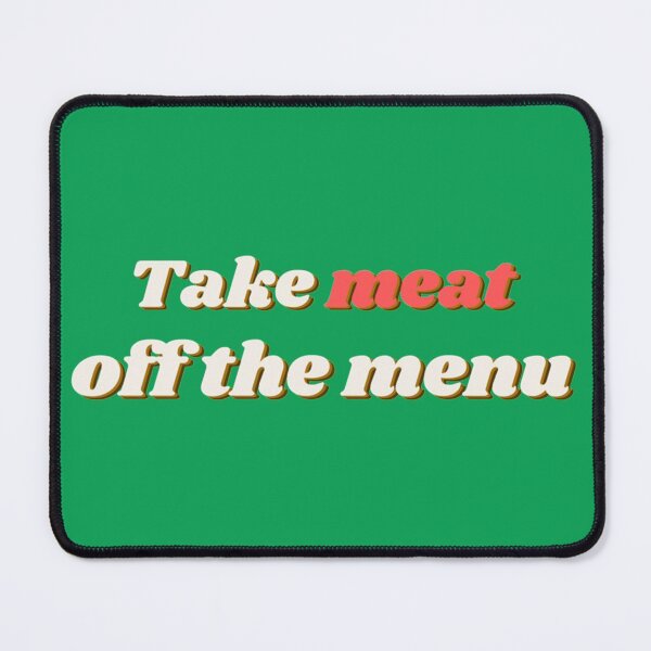 Item preview, Take meat off the menu Fitted Scoop  designed and sold by marely-Mckenzie.