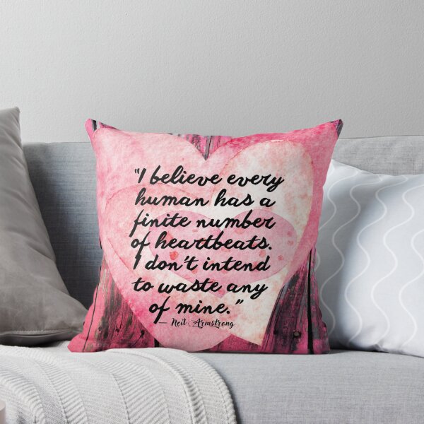 Item preview, I don’t intend to waste any heartbeats. — Neil Armstrong quote designed and sold by ZvekiVintage.