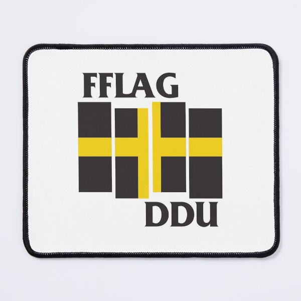Item preview, Fflag Ddu [Dewi Sant] designed and sold by Gog-Republic.
