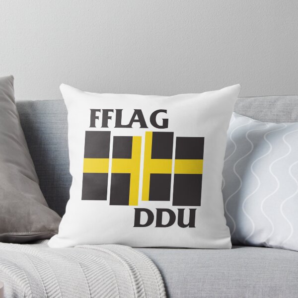 Item preview, Fflag Ddu [Dewi Sant] designed and sold by Gog-Republic.