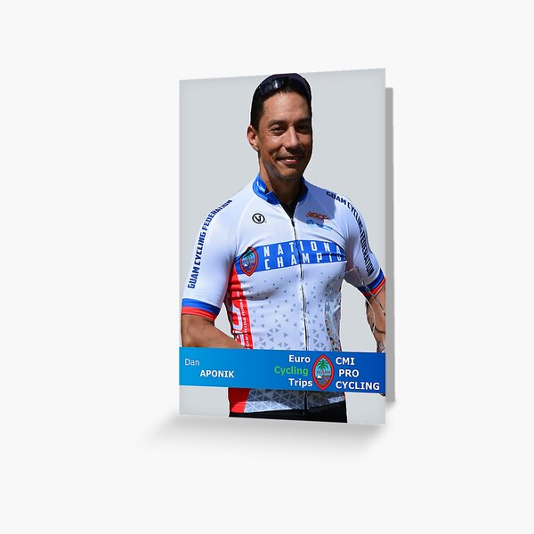 Dan APONIK - EuroCyclingTrips Pro Cycling Rider-Card Postcard Greeting Card