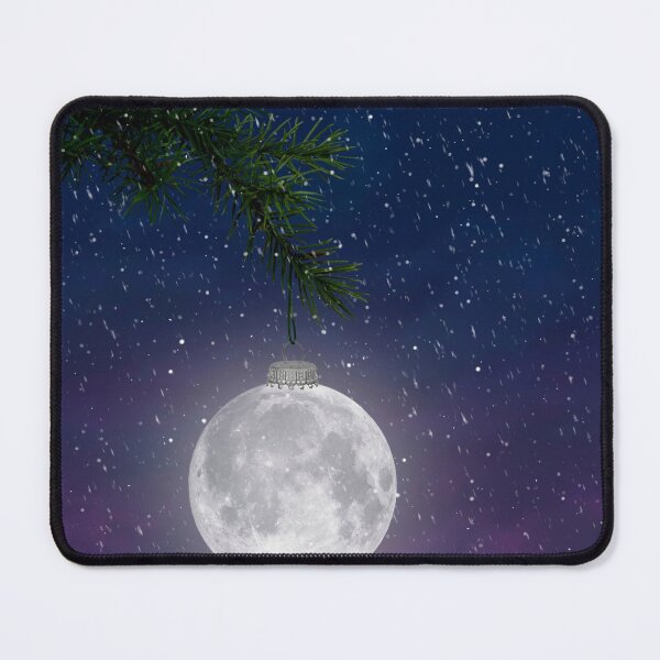 Item preview, Christmas Moon Ornament designed and sold by Maria Dryfhout.