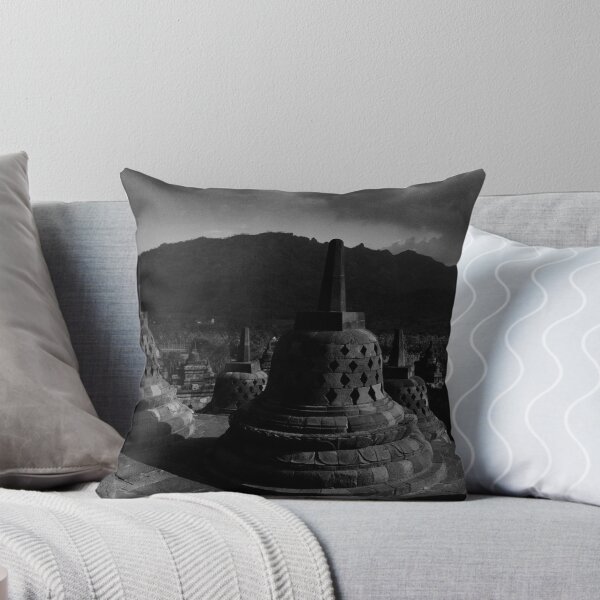 Item preview, Templo de Borobudur en blanco y negro designed and sold by FotoMahieu.