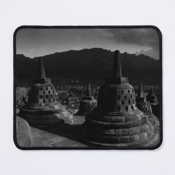 Item preview, Temple of Borobudur in Black & white designed and sold by FotoMahieu.