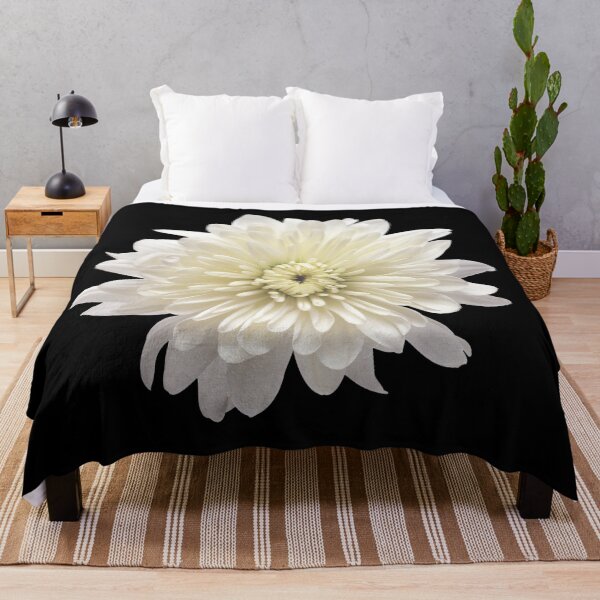 Item preview, White Chrysanthemum Blossom Flower designed and sold by BerryCats.