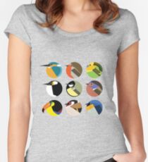 BIRDS Women's Fitted Scoop T-Shirt