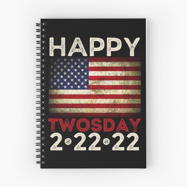 Item preview, TWOSDAY- Happy Twos Day, Tuesday February 22, 2022 American Flag  designed and sold by Designs By YL.