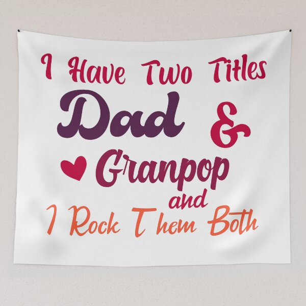 Item preview, I Have Two Titles Dad And granpop and I Rock Them Both father  designed and sold by Shorim.