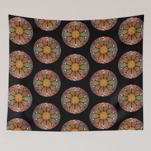 Item preview, Dotted Guitars Peace Sign Retro designed and sold by Cedarrue.